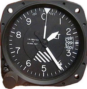5934PA-3A.122, Model 5934PA-3 Altimeter - 35K, Inches, Lighted