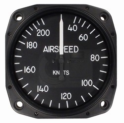 Airspeed Indicator 8025-B.447, 3", 40-210 Knots