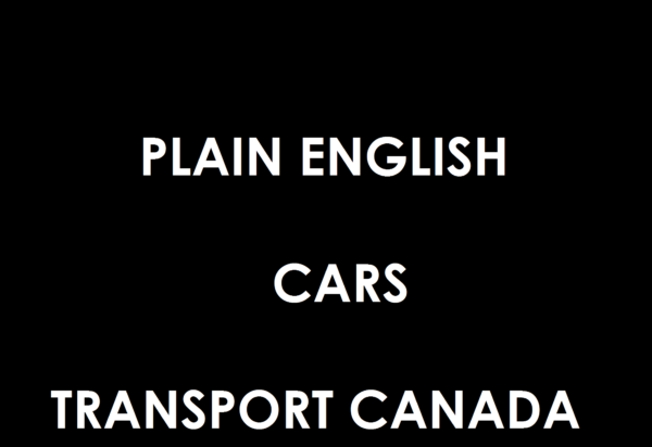 CARS IN PLAIN ENGLISH
