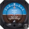 4300-431, Model 4300 Attitude Indicator - Electric, 10–32 VDC, Rotating roll dial, High resolution, Traditional symbolic aircraft