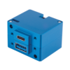 6430202-14 USB Charging Port, Model #: TA202, 10-32 VDC, Dual Type-C / Type-C, Bottom connector, Lighted
