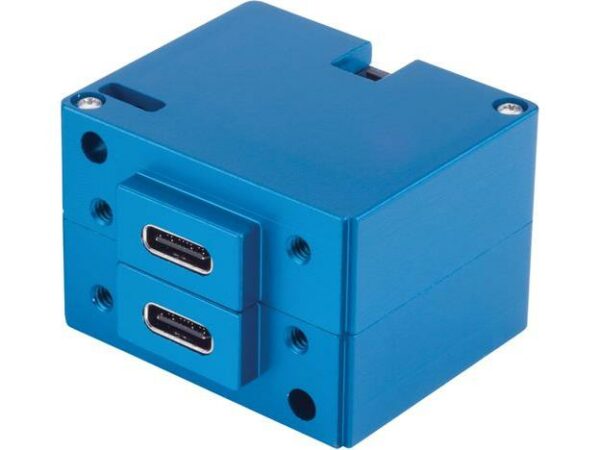 6430202-3 USB Charging Port, Model #: TA202, 10-32 VDC, Dual Type-C / Type-C, Rear connector