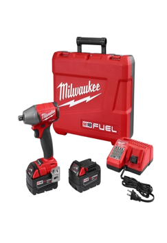 Milwaukee 18V 1/2" Drive Compact Impact Wrench with Friction Ring Kit MLW-2755B-22