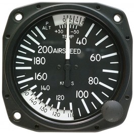 Airspeed Indicator 8125-B.267, 3", 40-210 Knots