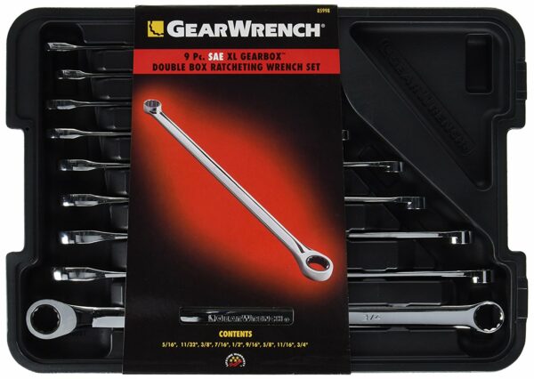 85998 Gearwrench 9 Pc. SAE XL Wrench Set