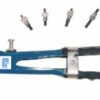Blue Pneumatic Rivet Nut Hand Tool w/ Mandrels BP-738M