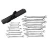 18 Pc. 12 Point Long Pattern Combination Metric Wrench Set GearWrench GW-81920