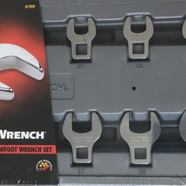 81909 Gearwrench 10 Pc. Metric Crowfoot Wrench set