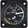Airspeed Indicator MD25-260, 2", 40–260 knots, Lighted