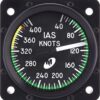 Airspeed Indicator MD25-400, 2", 40–400 knots, Lighted